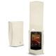 Cowon Plenue V leather case - Blanc escumo
