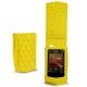 Housse cuir Cowon Plenue V - Jaune fluo - Couture