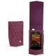 Cowon Plenue V leather case - Prune vintage - Couture