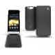 Housse cuir Sony Xperia SX  - Noir ( Nappa - Black ) 
