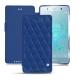 가죽 커버 Sony Xperia XZ2 Premium - Bleu océan - Couture ( Nappa - Pantone 293C ) 