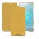 Housse cuir Sony Xperia XZ2 Premium - Mimosa ( Pantone 141C ) 