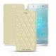 Funda de piel Sony Xperia XZ2 Premium - Ivoire - Couture ( Sleek P C12 - White ) 