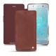 Sony Xperia XZ2 Premium leather case - Passion vintage ( Glutton - Red ) 