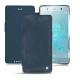 Custodia in pelle Sony Xperia XZ2 Premium - Jean vintage ( Roughtcut - Pantone 285U  ) 