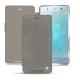 Sony Xperia XZ2 Premium leather case - Acier vintage ( Pantone 403C ) 
