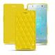Capa em pele Sony Xperia XZ2 Premium - Jaune fluo - Couture