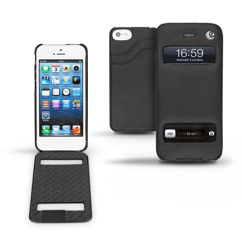 Capa em pele Apple iPhone 5 - Noir ( Nappa - Black ) 