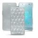 Sony Xperia XZ2 Premium leather case - Platinium - Couture