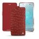 Custodia in pelle Sony Xperia XZ2 Premium - Autruche ciliegia