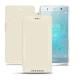 가죽 커버 Sony Xperia XZ2 Premium - Blanc PU
