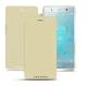 Custodia in pelle Sony Xperia XZ2 Premium - Beige PU