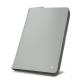 Custodia con zip per documenti di viaggio - Gris ( Nappa - Pantone W428C ) 