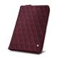 Custodia con zip per documenti di viaggio - Lie de vin - Couture ( Pantone 5115C ) 