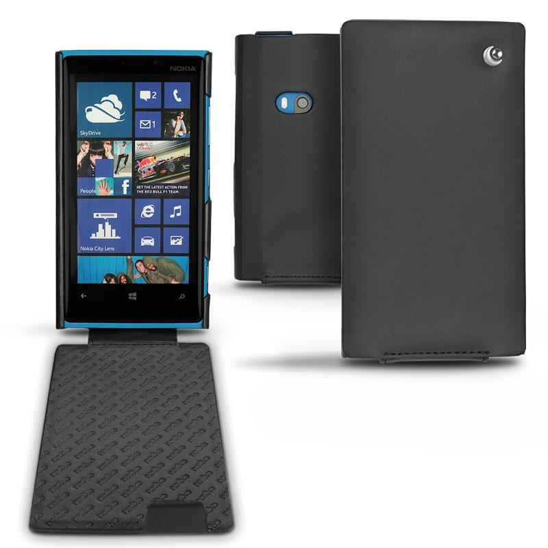 가죽 커버 Nokia Lumia 920  - Noir ( Nappa - Black ) 
