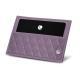 Magnetic key-card holder - Lilas - Couture ( Nappa - Pantone 2645U ) 
