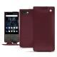 Housse cuir Blackberry Key2 - Lie de vin ( Pantone 5115C ) 