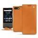 Housse cuir Blackberry Key2 - Mandarine vintage ( Pantone 165C ) 