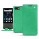 Housse cuir Blackberry Key2 - Menthe vintage ( Pantone 562C ) 