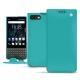 レザーケース Blackberry Key2 - Bleu fluo