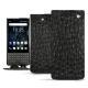 Housse cuir Blackberry Key2 - Autruche nero