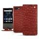 Funda de piel Blackberry Key2 - Autruche ciliegia