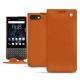 Housse cuir Blackberry Key2 - Orange vibrant