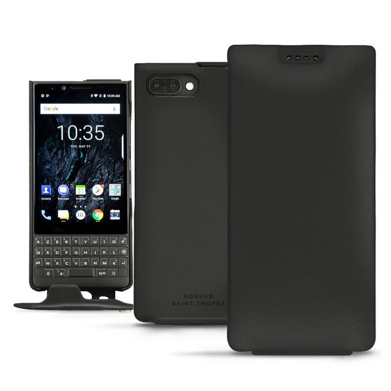Custodia in pelle Blackberry Key2 - Noir PU