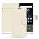 レザーケース Blackberry Key2 - Blanc PU