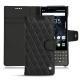 Housse cuir Blackberry Key2 - Noir - Couture ( Nappa - Black ) 