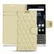 Custodia in pelle Blackberry Key2 - Beige - Couture ( Nappa - Pantone 7502C ) 
