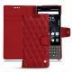 レザーケース Blackberry Key2 - Rouge - Couture ( Nappa - Pantone 199C ) 