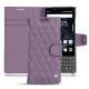 レザーケース Blackberry Key2 - Lilas - Couture ( Nappa - Pantone 2645U ) 
