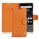 Housse cuir Blackberry Key2 - Orange - Couture ( Nappa - Pantone 1495U ) 