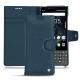 Capa em pele Blackberry Key2 - Indigo ( Pantone 303U ) 