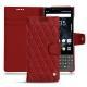 Blackberry Key2 leather case - Tomate - Couture ( Pantone 187C ) 