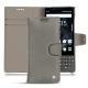 Housse cuir Blackberry Key2 - Acier vintage ( Pantone 403C ) 