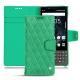 Housse cuir Blackberry Key2 - Menthe vintage - Couture