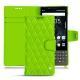 Housse cuir Blackberry Key2 - Vert fluo - Couture