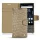Lederschutzhülle Blackberry Key2 - Autruche desert