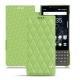 Housse cuir Blackberry Key2 - Vert olive - Couture ( Nappa - Pantone 578U ) 