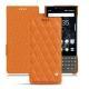 Housse cuir Blackberry Key2 - Orange - Couture ( Nappa - Pantone 1495U ) 