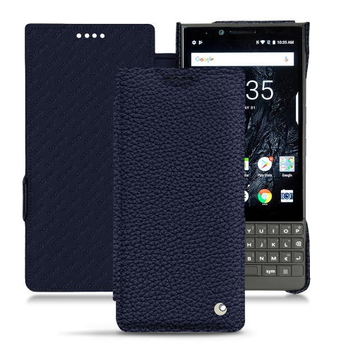 Custodia in pelle BlackBerry Key2Cobalt ( Pantone #2b253f ) 