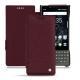 Housse cuir Blackberry Key2 - Lie de vin ( Pantone 5115C ) 