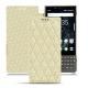 Custodia in pelle Blackberry Key2 - Ivoire - Couture ( Sleek P C12 - White ) 
