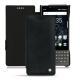 Housse cuir Blackberry Key2 - Dark vintage ( Roughtcut - Black#5256 ) 