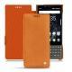 Blackberry Key2 leather case - Mandarine vintage ( Pantone 165C ) 