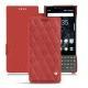 Housse cuir Blackberry Key2 - Cerise vintage - Couture