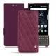 Lederschutzhülle Blackberry Key2 - Prune vintage - Couture