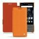 Housse cuir Blackberry Key2 - Abaca arancio